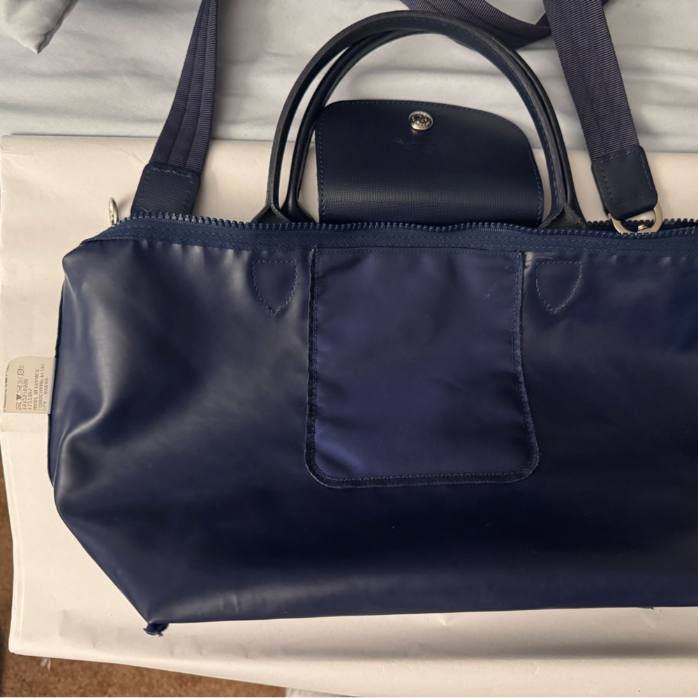 Longchamp Elegant Navy Blue Women's Bag - Picture 15 of 16
